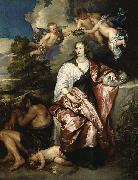 Dyck, Anthony van Portrait of Venetia, Lady Digby oil painting artist